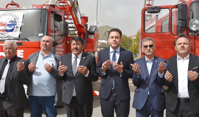 Saraykent Belediyesi’ne itfaiye ve kaza kırım aracı bağışı