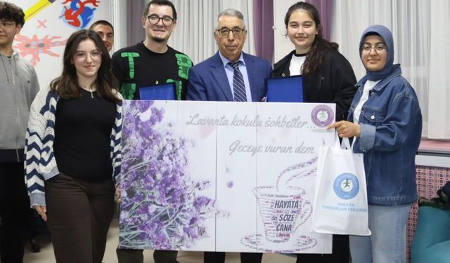 Pursaklar Fen Lisesi’nde Lavanta Kokulu Sohbetler Programı