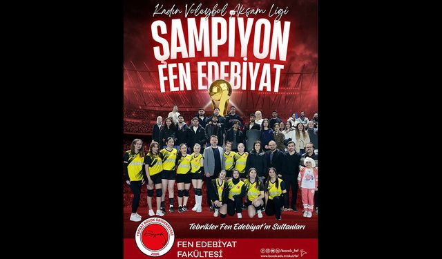 Bozok Üniversitesi Fen Edebiyat Fakültesi Namağlup Şampiyon Oldu