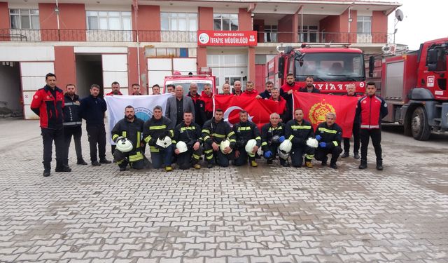 Sorgun İtfaiyesi Yangın Tatbikatında Tam Not Aldı