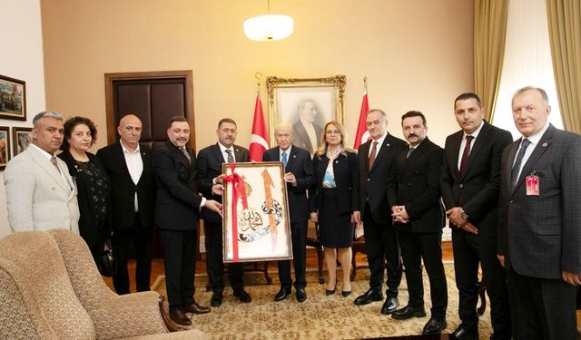 MHP Yozgat Milletvekili Ethem Sedef ve beraberindeki heyetten Genel Başkan  Devlet Bahçeli’ye ziyaret!