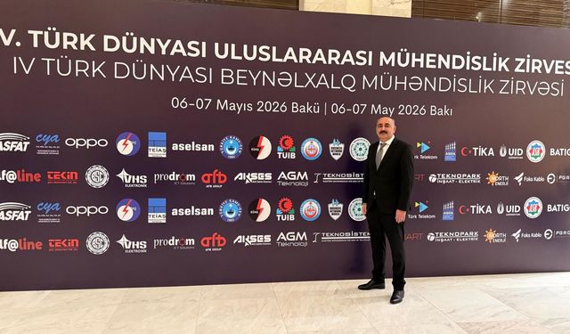 Yozgat'ı Bakü’de Düzenlenen Türk Dünyası Mühendislik Zirvesi’nde Temsil Etti