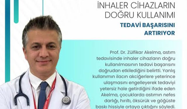 Astımda İnhaler Cihazların Doğru Kullanımı Tedavi Başarısını Artırıyor