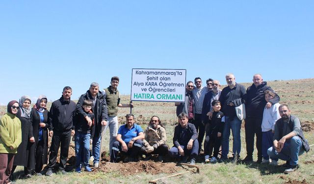Sorgun’da Şehit Öğretmen ve Öğrenciler Anısına 500 Fidan Toprakla Buluştu