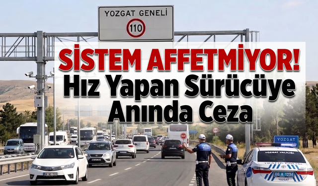 Yozgat’ta Bayram Uyarısı: Hız Yapan Sürücüye Anında Ceza!