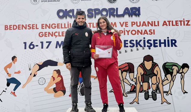 Sorgunlu Milli Sporcu Emine Nur Bektaş Türkiye Şampiyonu Oldu