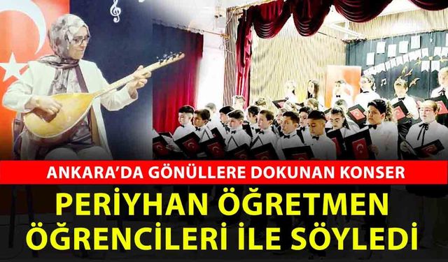 Keçiören’de Türkü Dolu Gün: Ankara’da öğretmenin öğrencileri ile konseri gönüllere dokundu