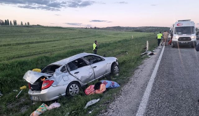 Yozgat’ta Feci Kaza: Takla Atan Otomobilde 1 Kişi Hayatını Kaybetti