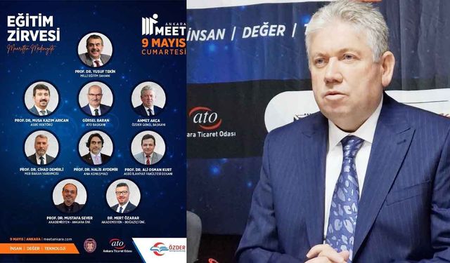 Ankara’da Eğitim Zirvesi Heyecanı: Maariften Medeniyete Buluşması 9 Mayıs’ta Yapılacak