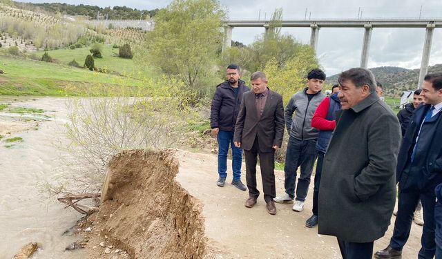 Yozgat’ta sel felaketi sonrası köprü hasarı yerinde incelendi