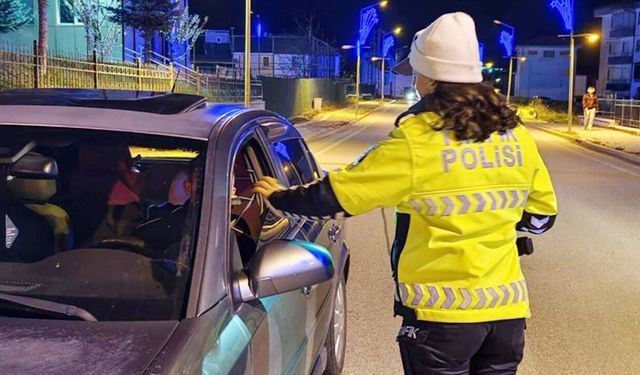 Yerköy’de Gece Trafik Denetimi