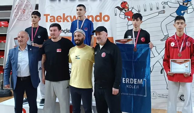 Sorgunlu Tekvandocu Muhammed Gökhan Alıç Türkiye Üçüncüsü Oldu