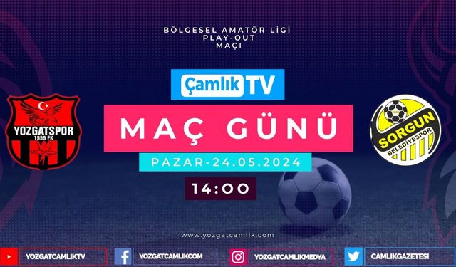 Yozgat’ta Kritik Play-Out Maçı Heyecanı: Yozgatspor 1959 FK ile Sorgun Belediyespor Karşı Karşıya