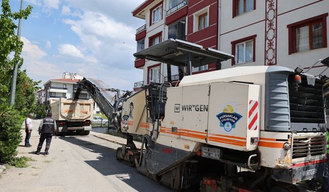 Ankara Pursaklar’da Asfalt Atağı