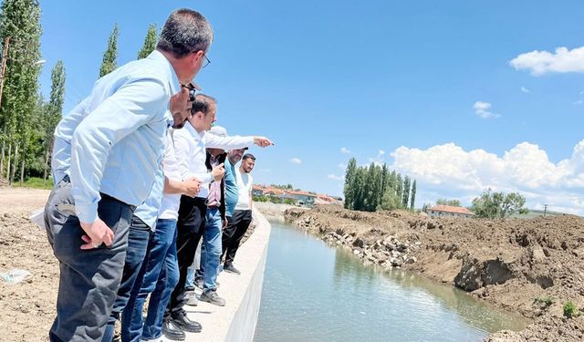 Yozgat Çandır’da Dere Islah Çalışmalarında Yerinde İnceleme