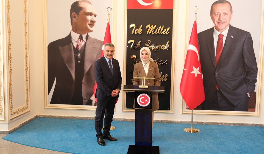 Aile ve Sosyal Hizmetler Bakanı Mahinur Özdemir Göktaş Yozgat Valisi Özkan ile görüştü