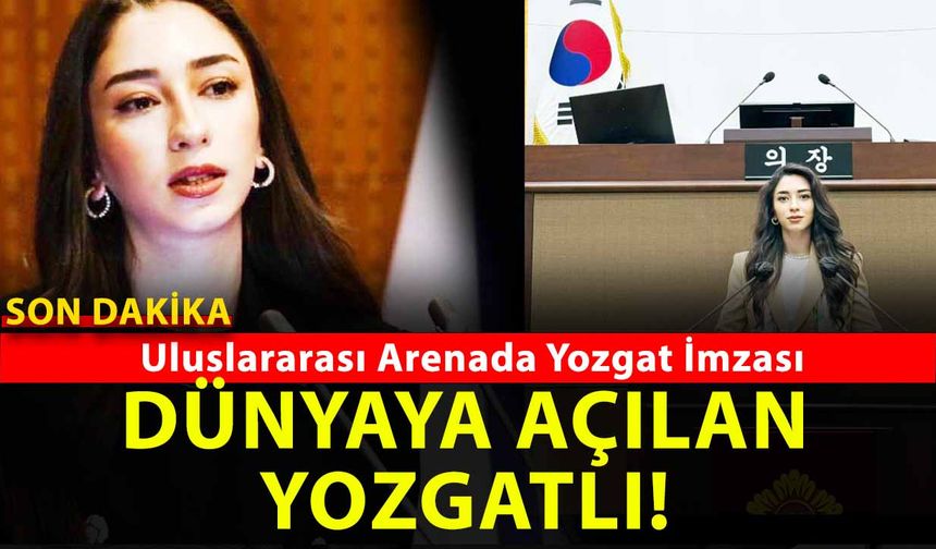 Yozgatlı genç siyasetçi Güney Kore’ye damgasını vurdu! İşte o uluslararası temas!