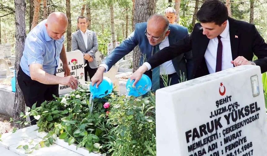 Çekerek’te Vefa ve Minnet Buluştu: Şehitler Unutulmadı, Aileleri Yalnız Bırakılmadı