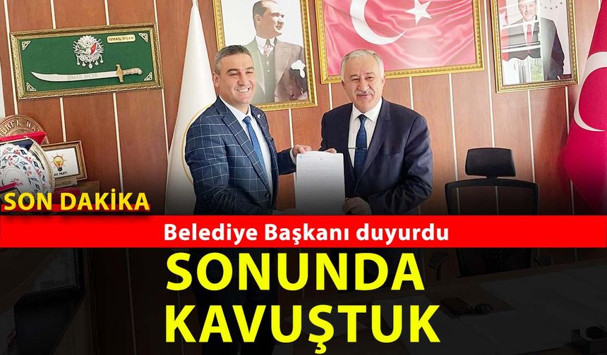 Yozgat'ta bir belediye daha doğalgaza kavuşuyor!
