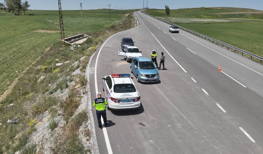 Yozgat'ta hem havadan hem karadan denetim