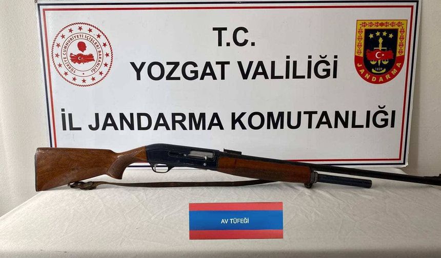 Yozgat’ta Ruhsatsız Av Tüfeği Ele Geçirildi