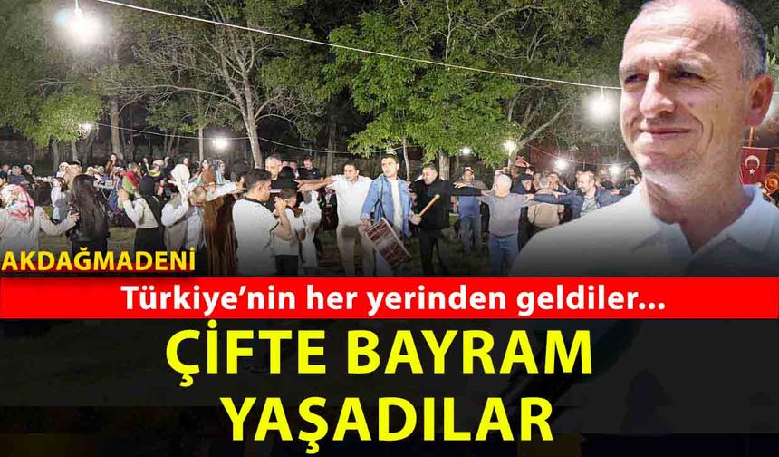 Yozgat'ın o köyünde her yıl çifte bayram yaşanıyor: bu yılda görüntüler çok özel!