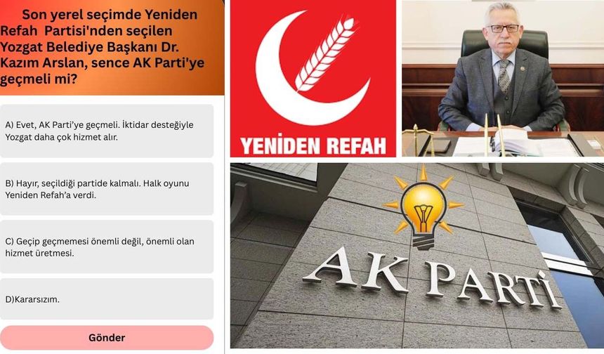 Yozgat Çamlık Medya’dan Yeni Anket!