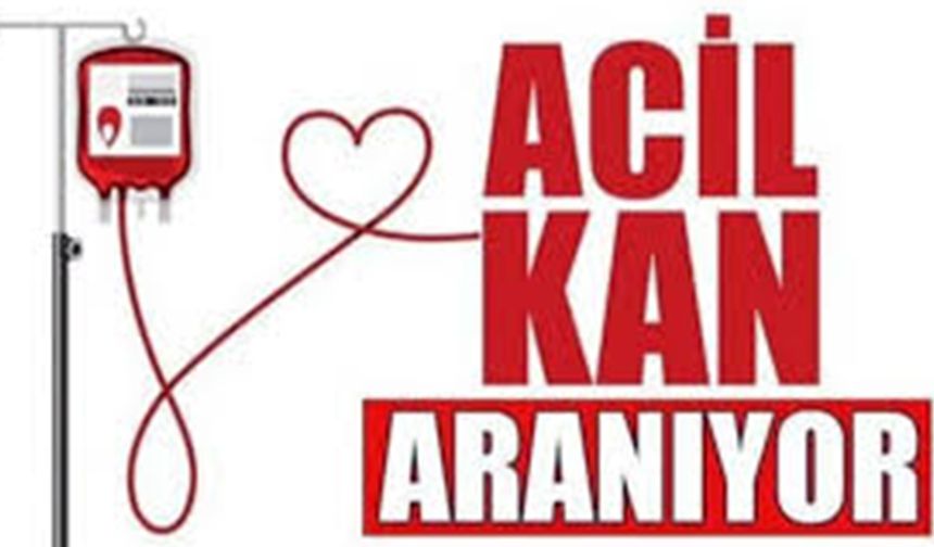 Acil Kan Bekliyor!