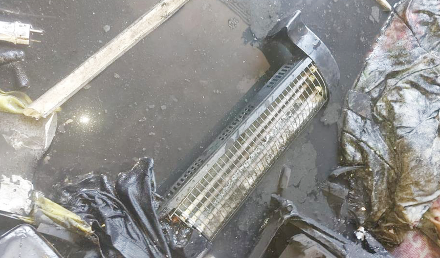 Elektrik Sobası Şase Yaptı...