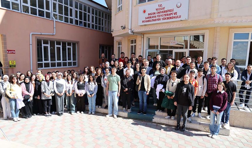 Rektör Yaşar’dan İlk Ders!