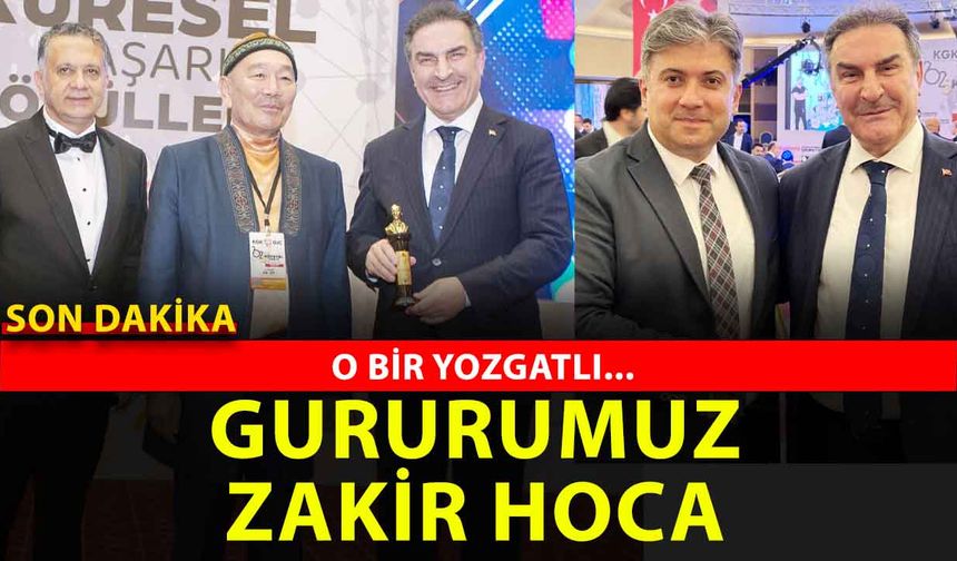 Yozgatlı Profesör Zakir Avşar’a İsmail Gaspıralı Eğitim Ödülü! Alanya’da anlamlı tören