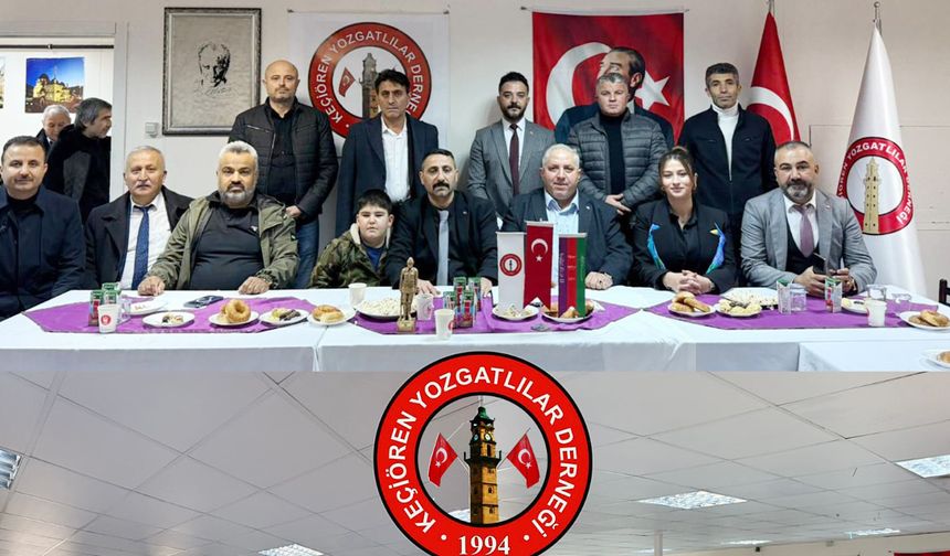 Keçiören Yozgatlılar Derneği’nde Aytaç Bingöl güven tazeledi