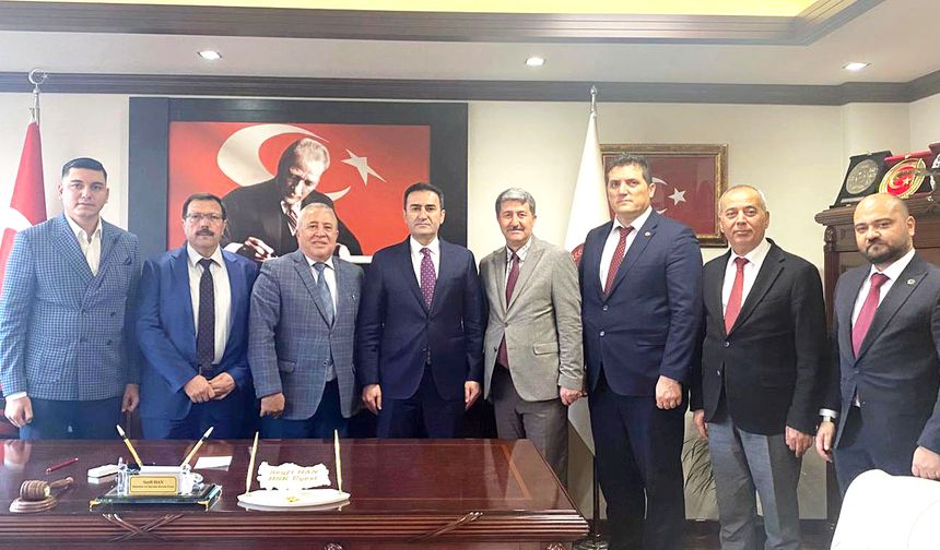 Yozgatlıların gururu HSK Üyesi Seyfi Han’a hemşehri ziyareti