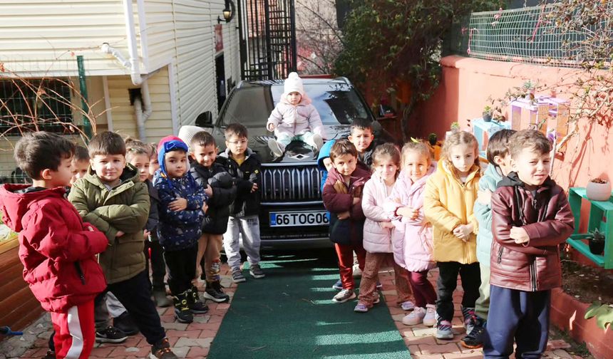 Miniklere TOGG sürprizi