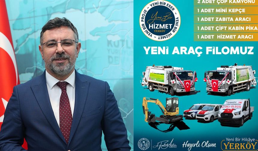 Yerköy’de Belediye Araç Filosu Güçlendirildi