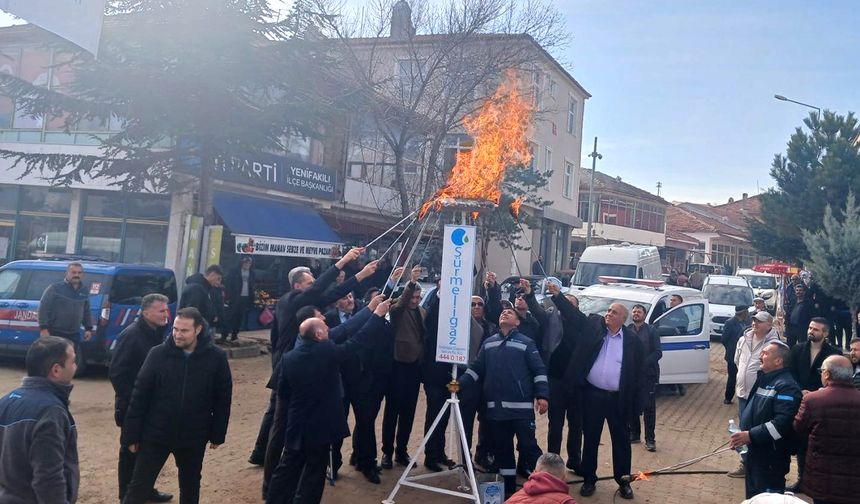 Sürmeligaz Bir İlçeyi Daha Doğalgaza Kavuşturdu
