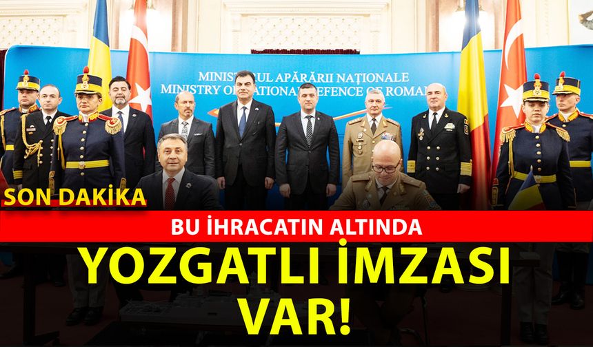 Türkiye’den Romanya’ya Tarihi Savunma İhracatı: imzayı Asfat Genel Müdürü hemşehrimiz Mustafa İlbaş attı!