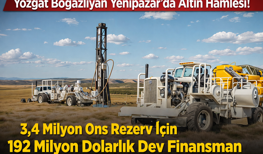 Yozgat Boğazlıyan Yenipazar’da Altın Hamlesi! 3,4 Milyon Ons Rezerv İçin 192 Milyon Dolarlık Dev Finansman