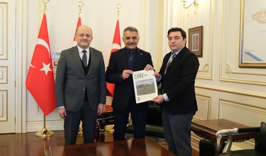 Yozgat Valisi’nden Çare’ye tebrik