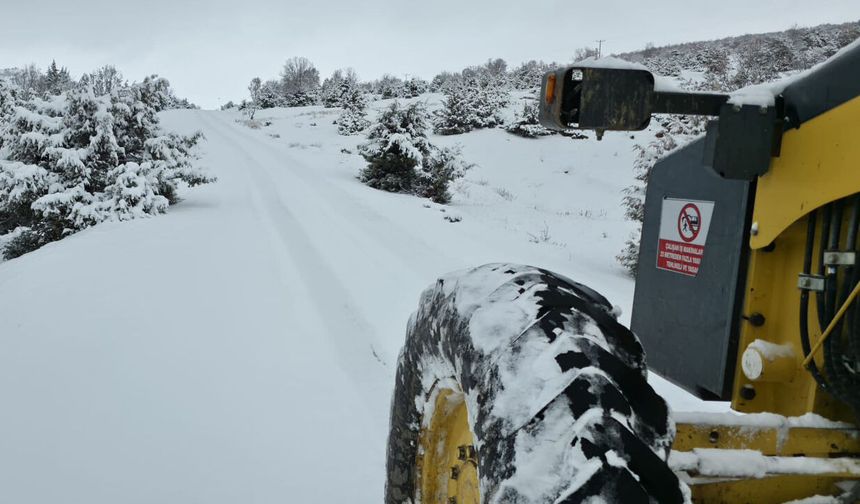 Çayıralan’da karla mücadele tam gaz devam ediyor!