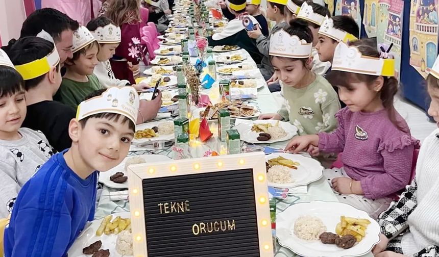 Tekne orucu tuttular