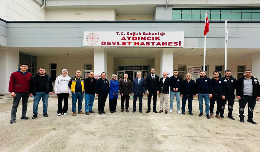 Aydıncık’ta Sağlık Tesislerine İnceleme