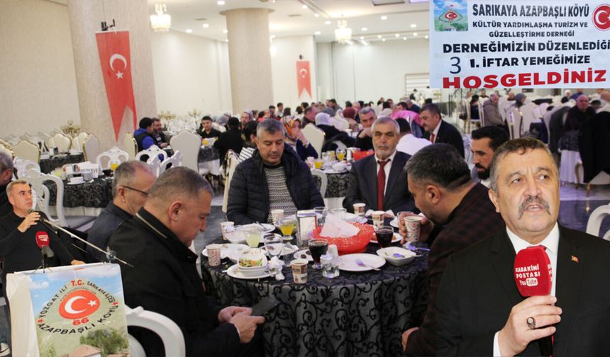 Ankara’da Azapbaşlı Köyü İftar Buluşması: 400 Hemşehri Keçiören’de Aynı Sofrada Bir Araya Geldi