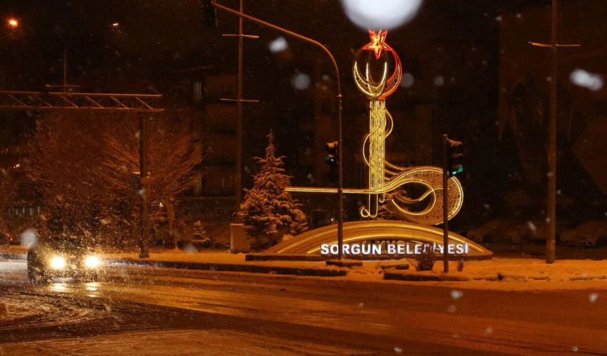 Sorgun Karla Başka Bir Güzel: Kartpostallık Manzaralar