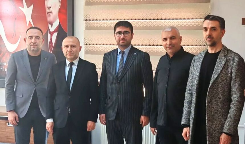 Türk Eğitim-Sen Yozgat Heyetinden Yerköy İlçe Milli Eğitim Müdürü Necmettin Sağlam’a Ziyaret