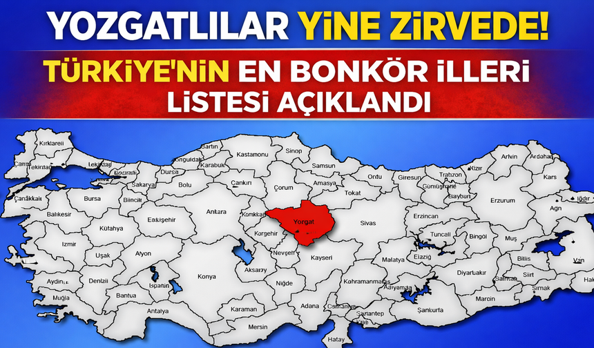 Yozgatlılar Yine Zirvede! Türkiye’nin En Bonkör İlleri Listesi Açıklandı