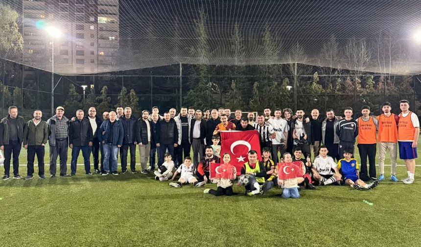 Çandır Köyü Ankara Derneği’nden Birlik ve Beraberlik Maçı: Halı Sahada Hemşehri Buluşması