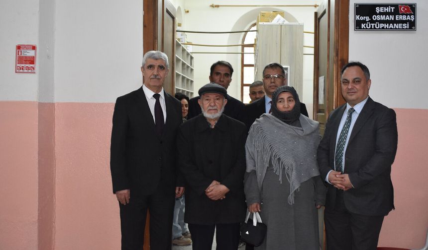 Şehit Korgeneral Osman Erbaş’ın İsmi Yozgat Lisesi’nde Yaşatılacak: Anlamlı Kütüphane Açılışı