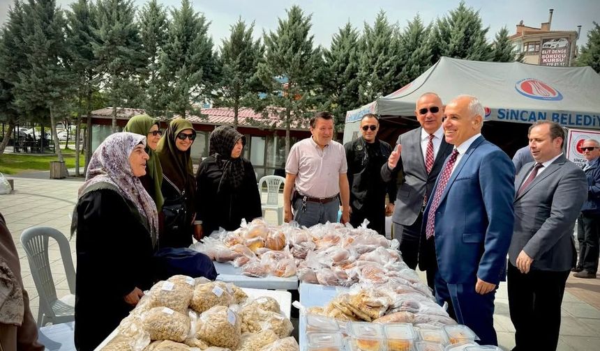 Sincan Kent Meydanı’nda Hayır Çarşısı Kermesi: Dayanışma ve Yardımlaşma Buluşması