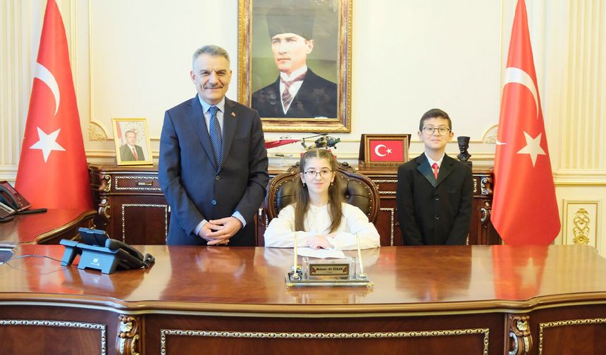 Yozgat’ın minik valisi!